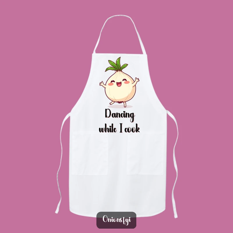 Funny Onion Dance Apron: Cook with Joy and a Side of Shimmy, Fun Gift