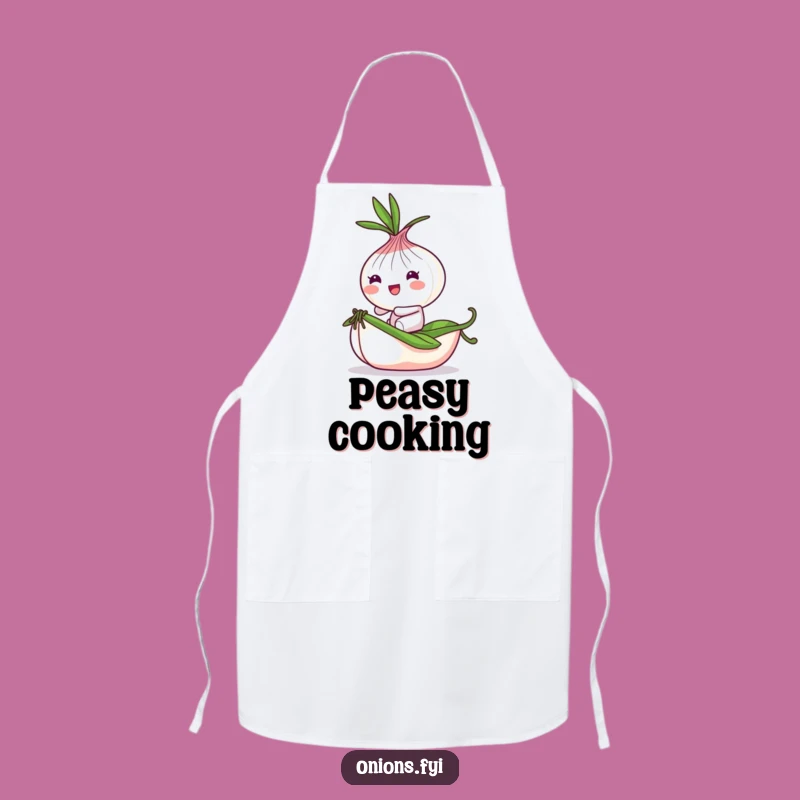 Funny Onion Pea Rider Apron: Cook with Playfulness and Joy, Fun Gift