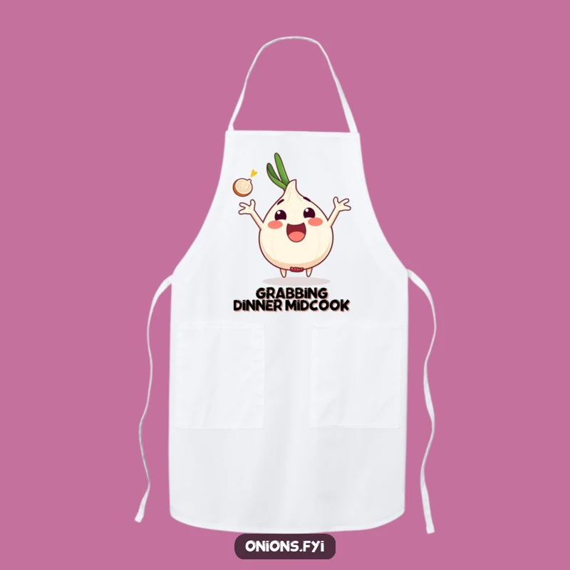Funny Onion Catch Apron - Eager Cook's Gear, Perfect Funny Gift!