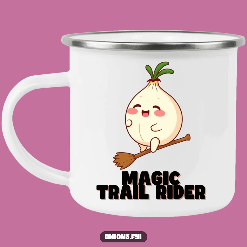 Funny Kawaii Onion Camping Mug - Magical Outdoor Fun, Hilarious Gift!