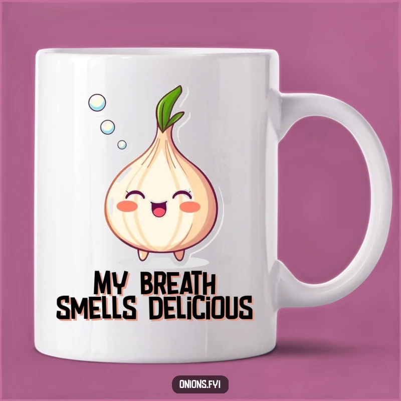 Funny Happy Onion Bubble Mug - A Whimsical and Joyful Gift