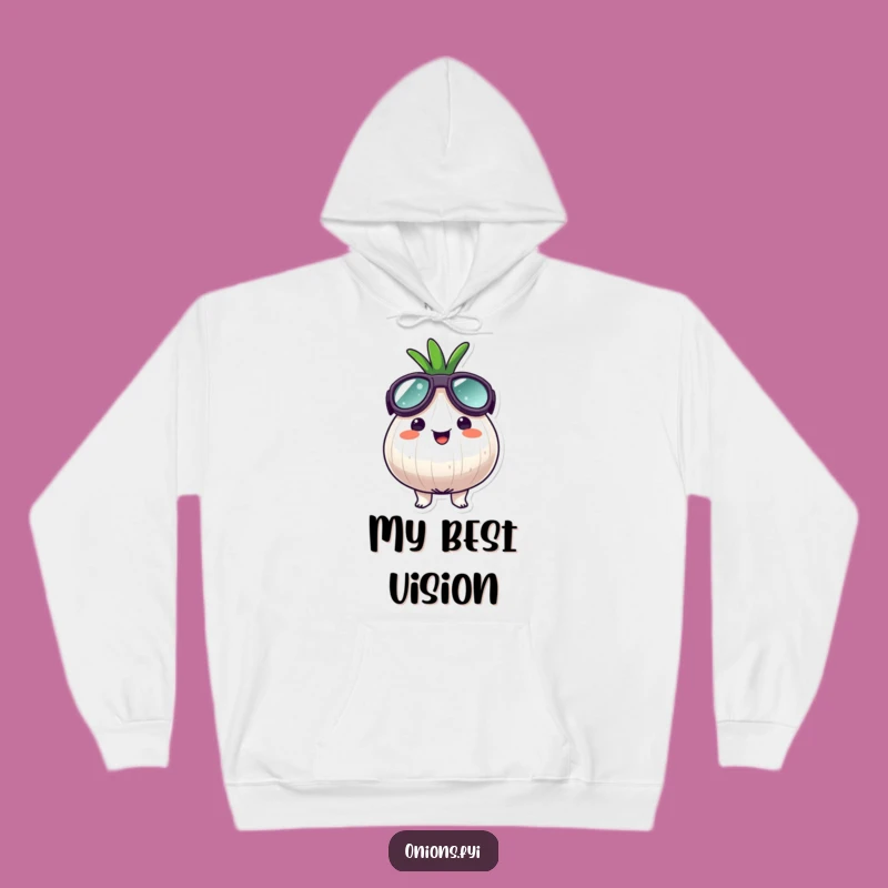 Funny Goggle Onion Hoodie - Cozy Comfort for Happy Explorers