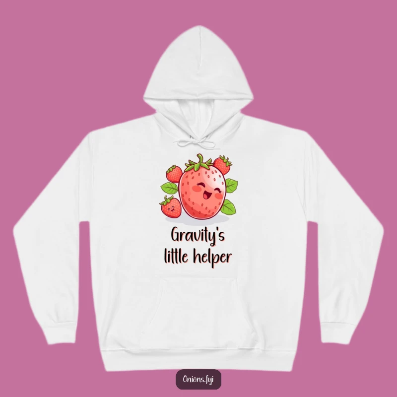 Funny Strawberry Rolling Hoodie - Cozy Joyful Berry Rolling Gift!