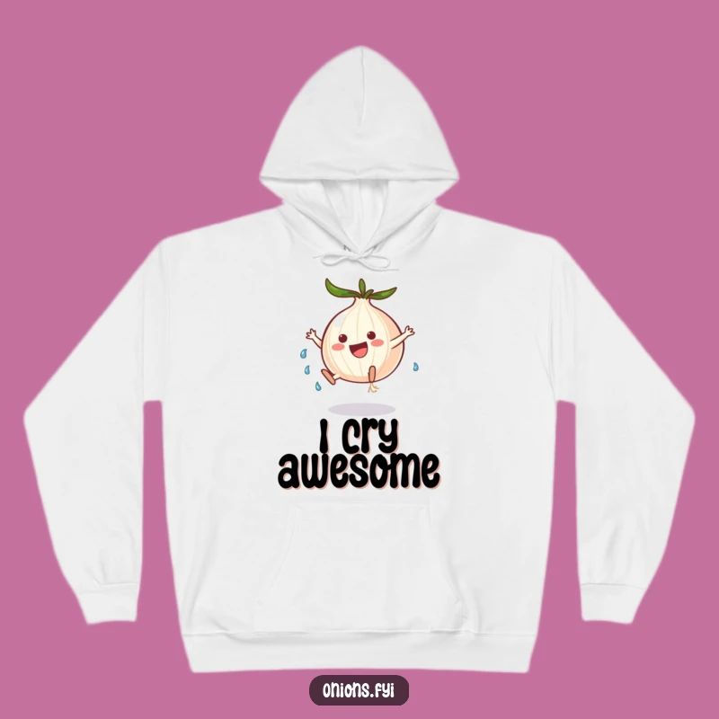 Funny Emotional Onion Hoodie: Cozy & Hilarious Cartwheel Comfort