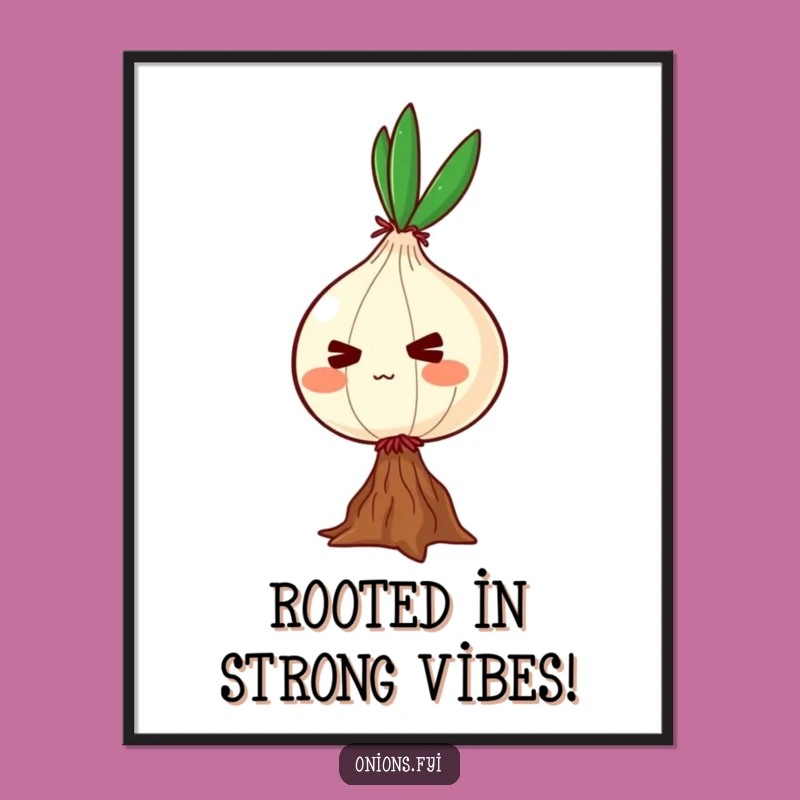 Free Printable Wall Art: Determined Onion, Motivational & Funny Downloadable Decor
