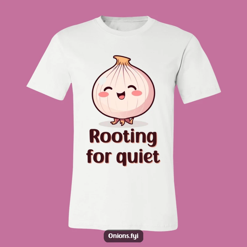 Funny Stealthy Onion Tiptoe T-Shirt - Sneaky Vegetable Fun Tee