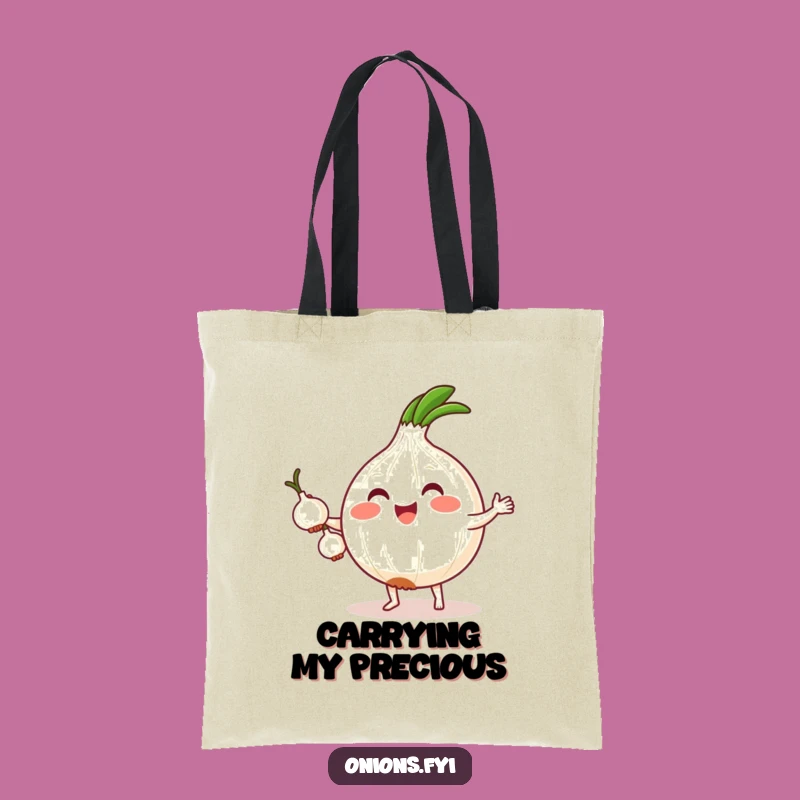 Funny Kawaii Onion Juggling Tote Bag - Carry Your Laughs, Perfect Gift!